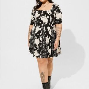 Torrid Betsey Johnson floral dress 1